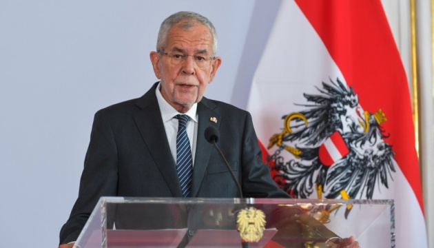 Austrian president: Putin waging imperialist war, Ukrainians protecting our values