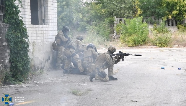 SBU conducts anti-terrorist exercises in Donbas