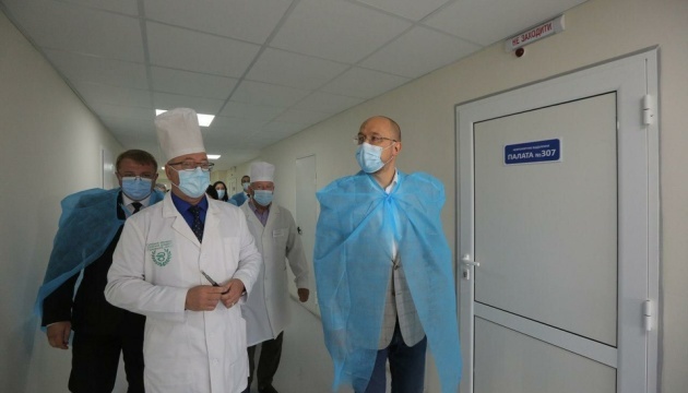 PM Shmyhal visits Sumy Regional Hospital