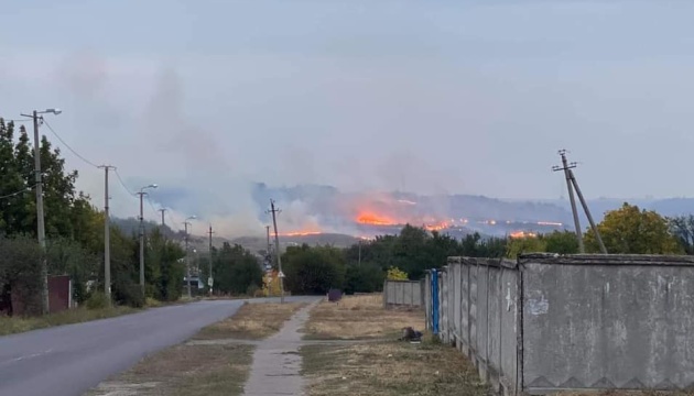 Мер Краматорська повідомив про масштабну лісову пожежу