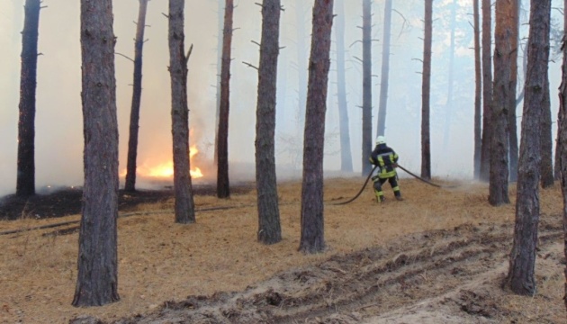 Обстріл окупантів спровокував пожежу на Луганщині — РДА
