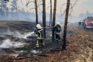 Brände in Region Luhansk: Löscharbeiten dauern an