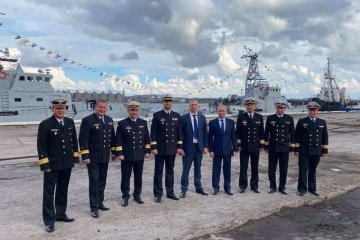 В порту «Южный» открыли пункт базирования кораблей ВМС