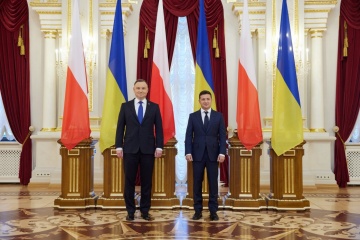 Zełenski i Duda omówili przeciwdziałanie Nord Stream 2 i sytuację na granicy z Białorusią