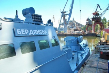 У Миколаєві достроково відновили бронекатер «Бердянськ», обстріляний військовими РФ