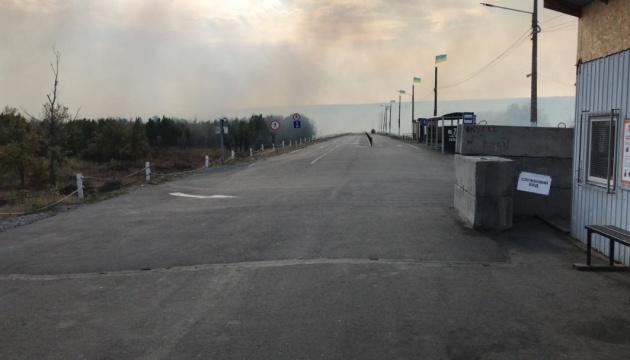 Waldbrände in Region Luhansk: Feuer erreicht Kontrollposten „Stanyzja Luhanska“