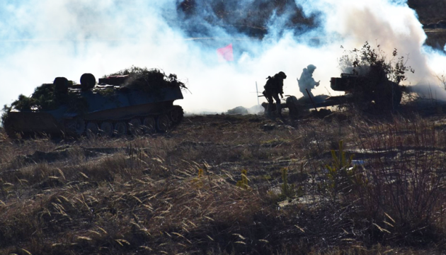 Okupanci w Donbasie 11 razy naruszyli zawieszenie broni w pobliżu 4 zamieszkałych miejscowości