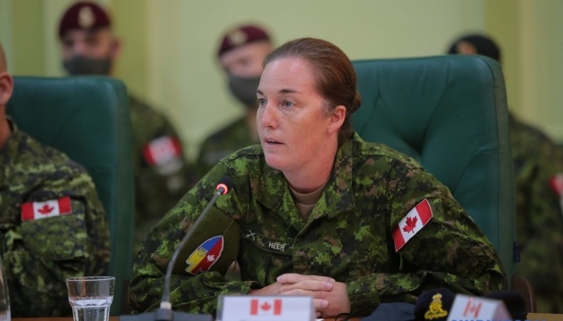 Lieutenant-Colonel Sarah Heer takes command of Operation UNIFIER in Ukraine