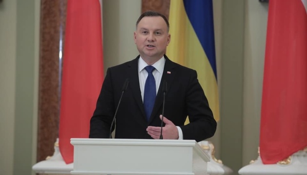 Duda to attend Crimean Platform summit, 30th anniversary of Ukraine’s independence 