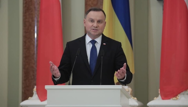 Duda: Sanktionen gegen Russland müssen bis zur vollen Befreiung von Donbass und der Krim in Kraft bleiben