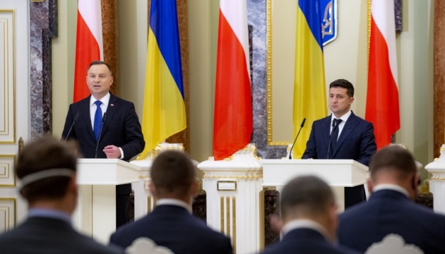 Крим, Донбас і реформи: Зеленський і Дуда зробили спільну заяву