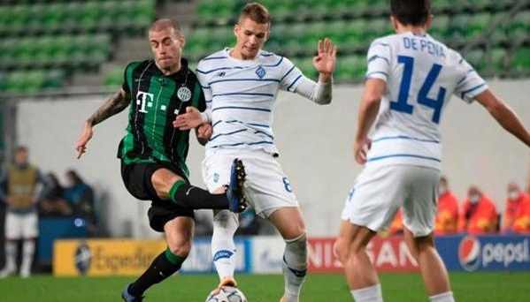 Ferencvaros draws 2-2 with Dynamo Kyiv in Champions League