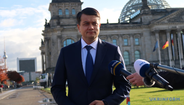 Razumkov: Ucrania interesada en el apoyo multipartidista alemán 