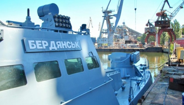 У Миколаєві достроково відновили бронекатер «Бердянськ», обстріляний військовими РФ