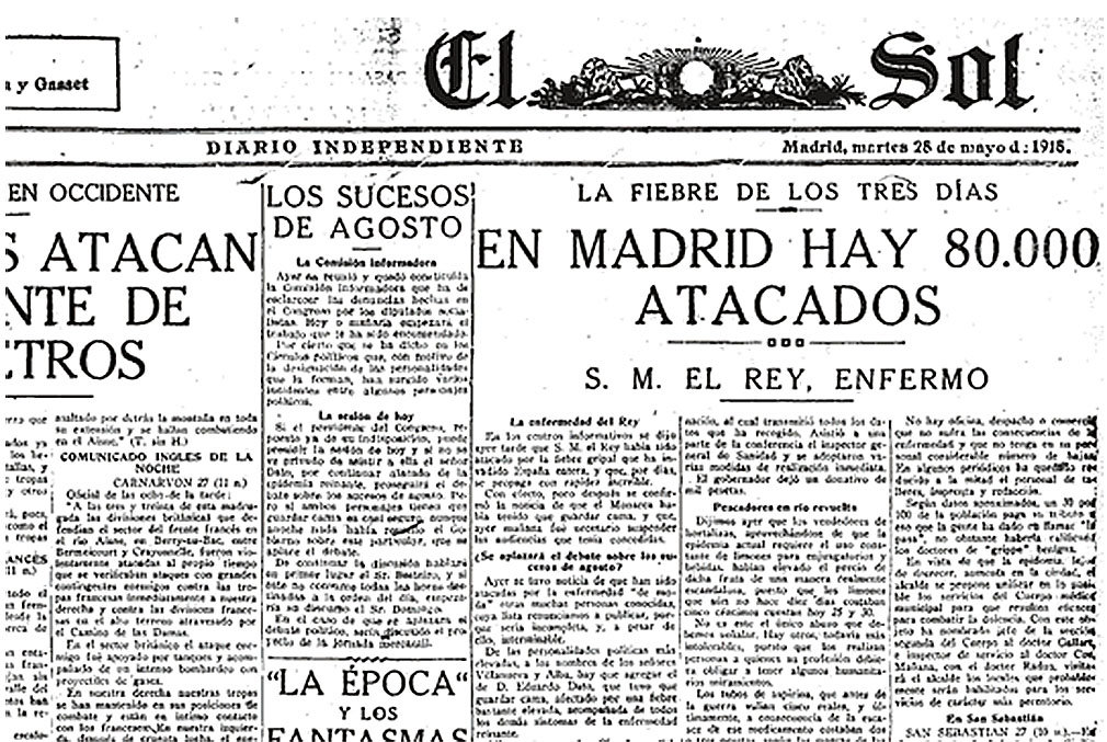 Свою назву смертоносний грип 1918 року отримав завдяки ЗМІ нейтральної Іспанії