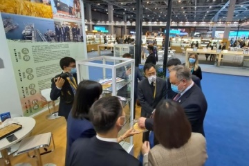Die Ukraine nimmt an der chinesischen Import-Messe CIIE teil
