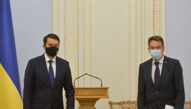 Голова ВР і президент МКЧХ обговорили гуманітарну ситуацію на Донбасі