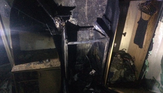 Во время пожара в харьковском общежитии спасли пятерых человек