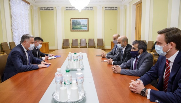 Zhovkva discusses prospects for cooperation with Emirates Defence Industries Company