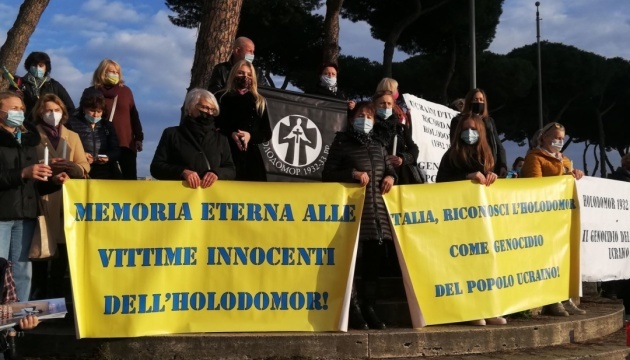 Ukrainians in Rome call on Italian parliament to recognize Holodomor as genocide