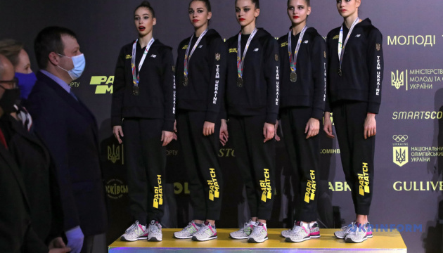 Ucrania gana tres oros en el Campeonato Europeo de Gimnasia Rítmica 