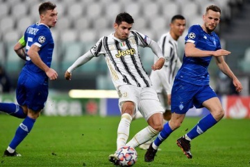 El Dynamo pierde 3-0 ante la Juventus en el partido de la UEFA Champions League 