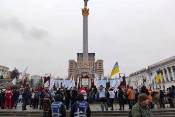 Протест ФОПів: на Майдані - близько 500 мітингувальників