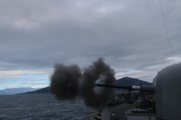 Турецкие ВМС провели учебные стрельбы в Средиземном море