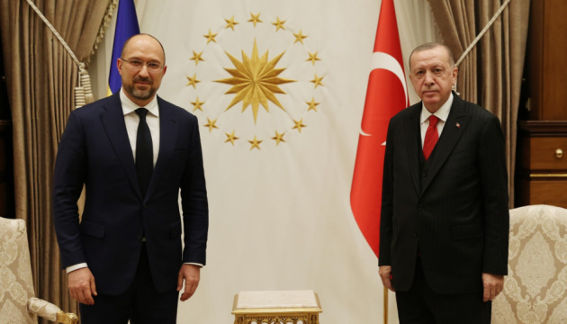 Schmyhal beim Treffen mit Erdogan: Die Türkei eine der wichtigsten Partnerinnen der Ukraine