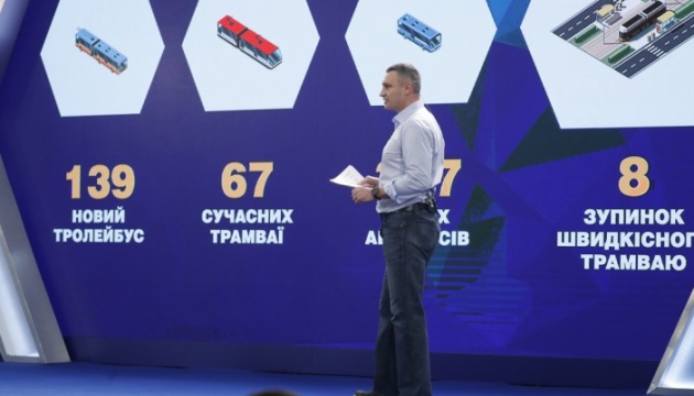 За несколько лет Киев закупил более 500 автобусов, троллейбусов и трамваев - Кличко