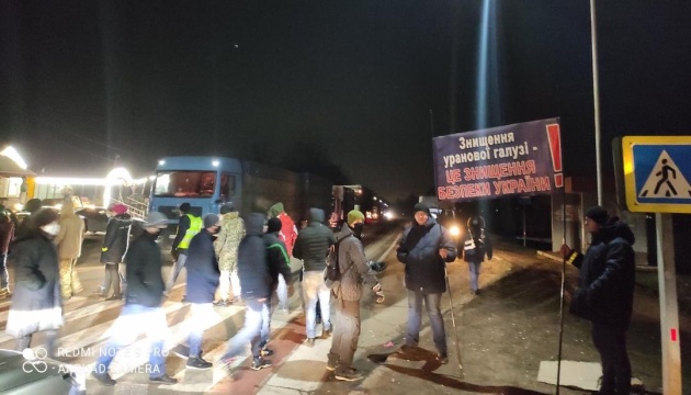 Protestaktion in Region Kirowohrad: Arbeiter von Uranminen blockieren drei Tage Straßen