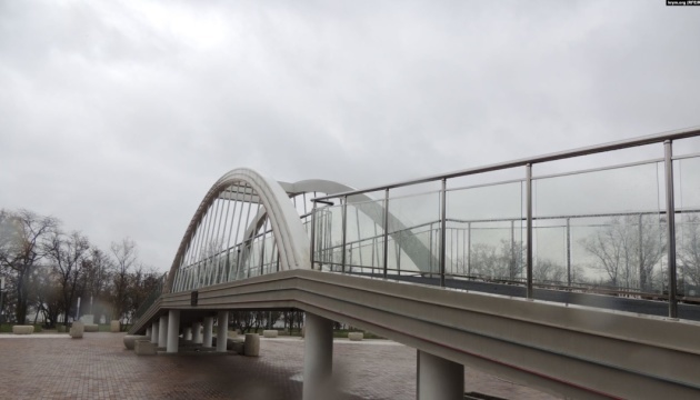 W okupowanym Krymie pękła 55-metrowa kopia mostu Kerczeńskiego