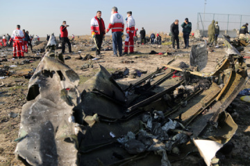 Cinco países hacen una declaración en el aniversario del accidente del avión de la UIA en Irán
