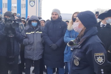 В Харькове «евробляхеры» пикетировали патрульную полицию из-за штрафов