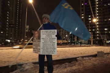У Петербурзі затримали сімох учасників пікету на підтримку кримських татар