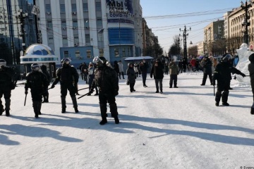 У Кремлі виправдовують жорсткі дії поліції проти прихильників Навального