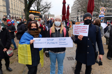 Акція на підтримку Навального пройшла в Берліні