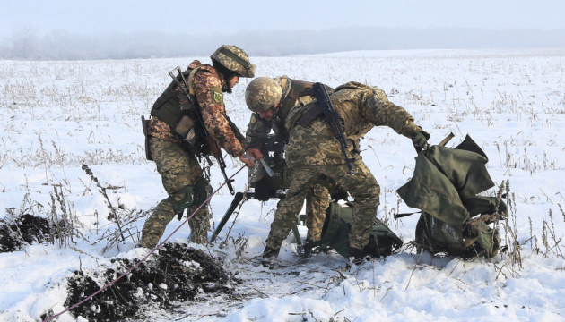 Invaders violate ceasefire in Donbas five times