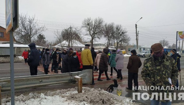 На Харківщині учасники тарифних протестів перекривали дві траси