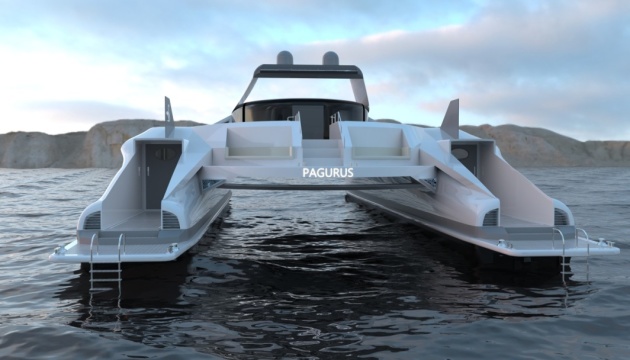 В Італії показали дизайн супер’яхти-краба на сонячній енергії
