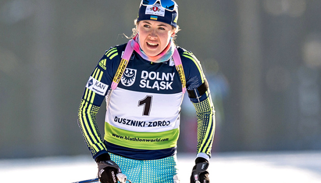 Ukrainian Dzhima wins silver at Biathlon World Cup