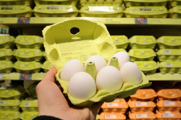 Eierproduktion in der Ukraine um 13 Prozent geschrumpft
