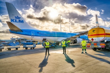 KLM виконала перший авіарейс на частково синтетичному паливі