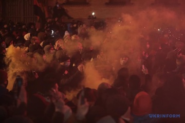 В Авакова назвали «вакханалією насильства» протести під ОП через арешт Стерненка