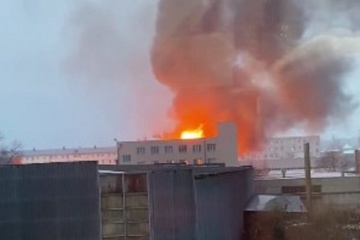 У Харкові горіли склади площею 700 квадратних метрів