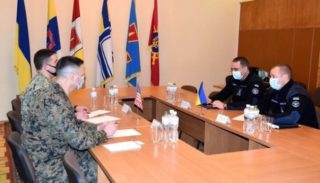 Navy Commander Neizhpapa discusses further cooperation with U.S. Embassy delegation