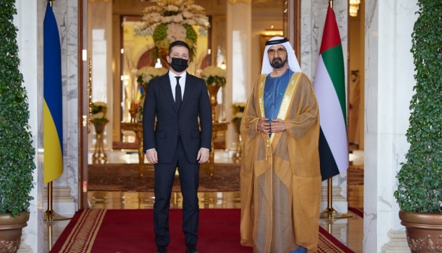 President of Ukraine meets with PM of UAE