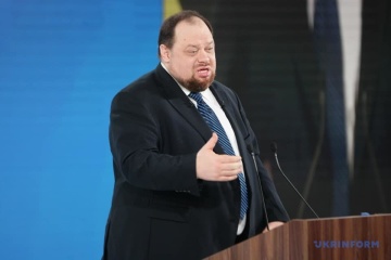 Stefanchuk speaks at European Parliament
