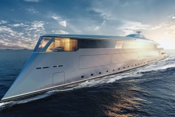 Еко-яхта Sinot Aqua як високотехнологічний витвір мистецтва. Інфографіка