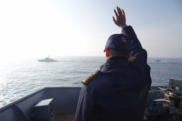 Ukraińska marynarka wojenna prowadziła szkolenia z okrętami NATO na Morzu Czarnym